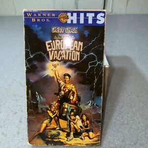 National Lampoons European Vacation VHS Chevy Chase Warner Bros Hits 1998 PG-13
